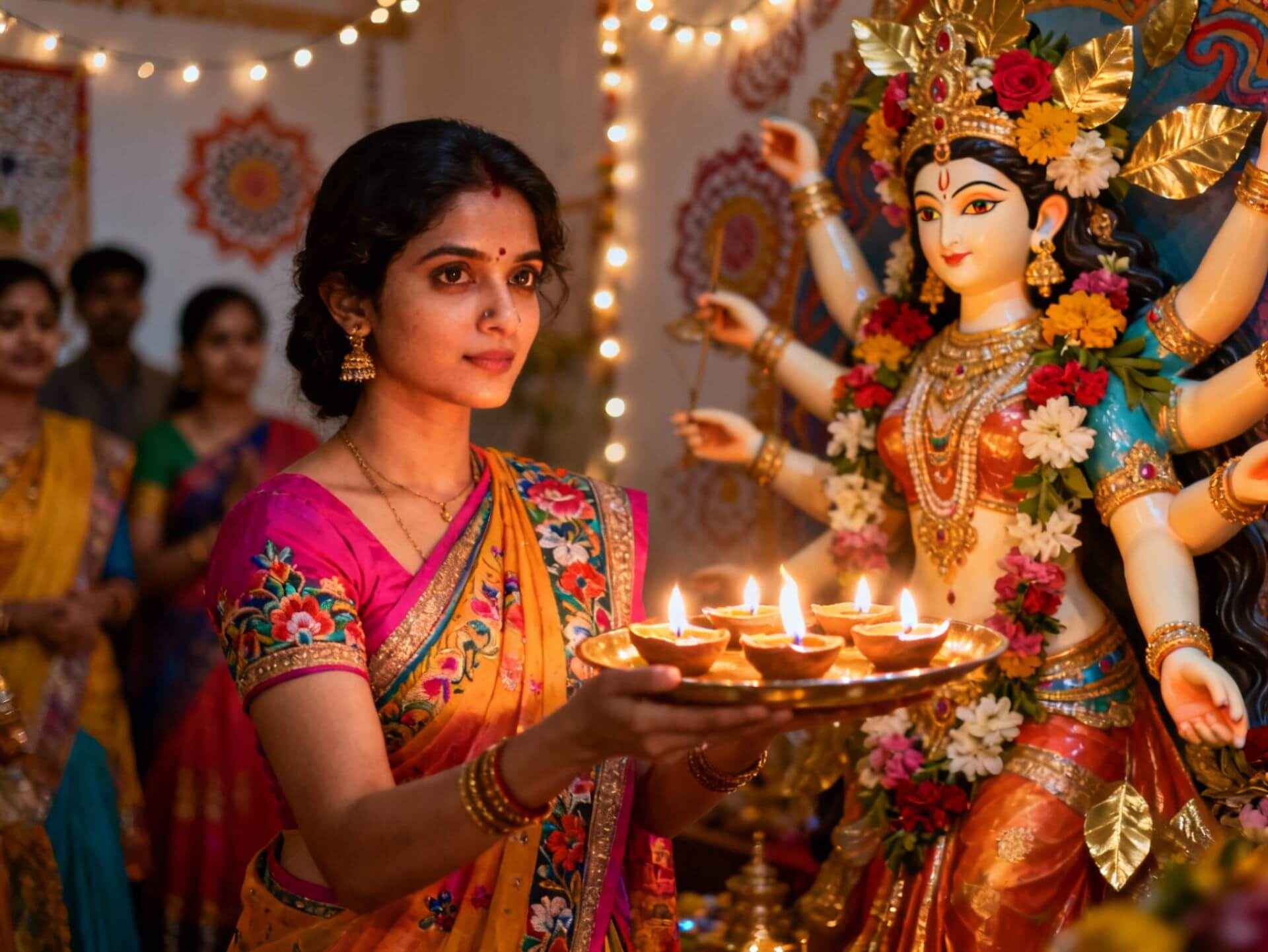 Navratri celebration photo