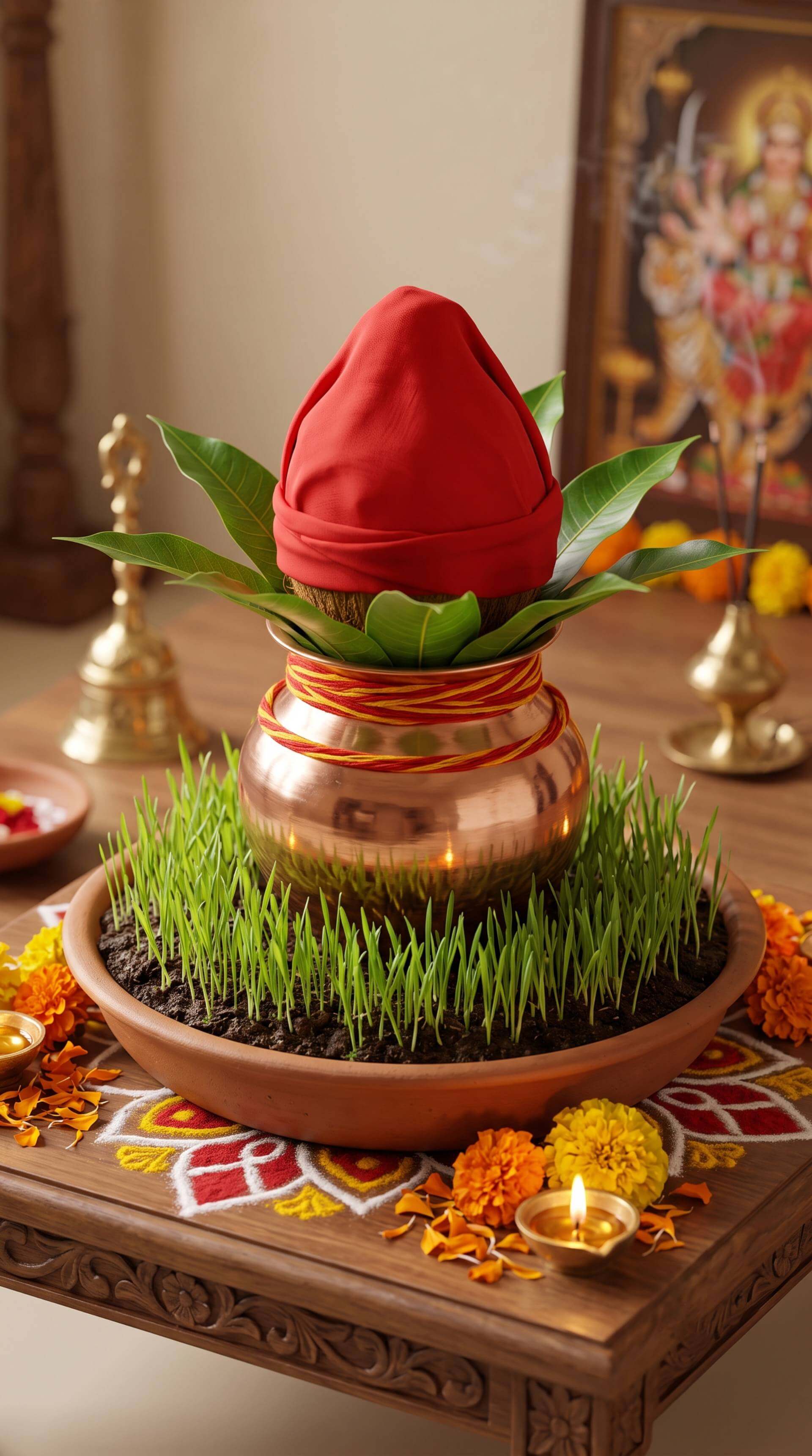 Shardiya Navratri Ghatasthapana
